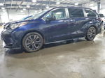 2022 Toyota Sienna Xse Blue vin: 5TDXRKEC6NS075759