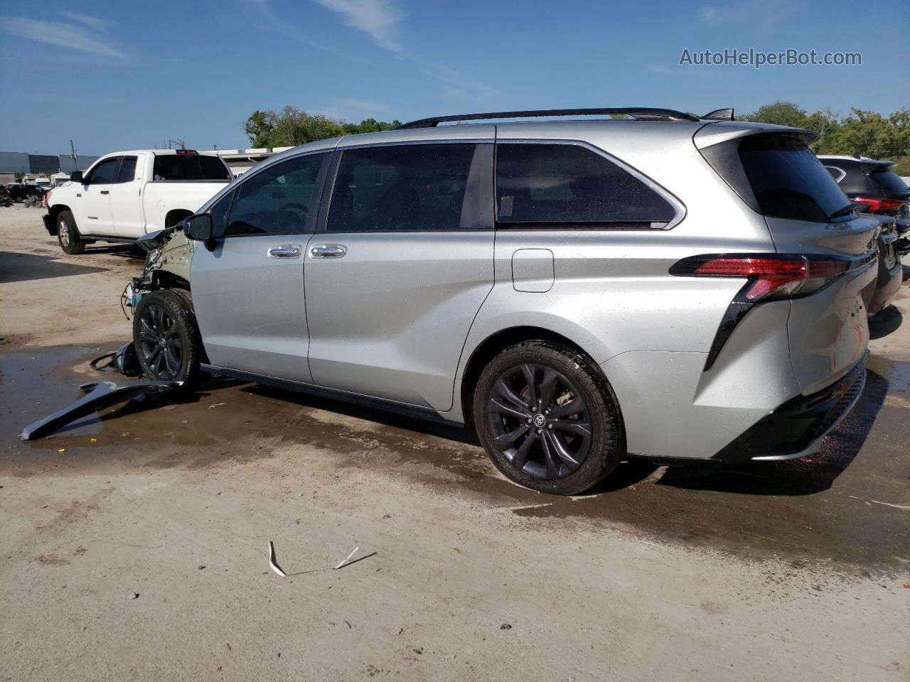 2022 Toyota Sienna Xse Silver vin: 5TDXRKEC6NS130758