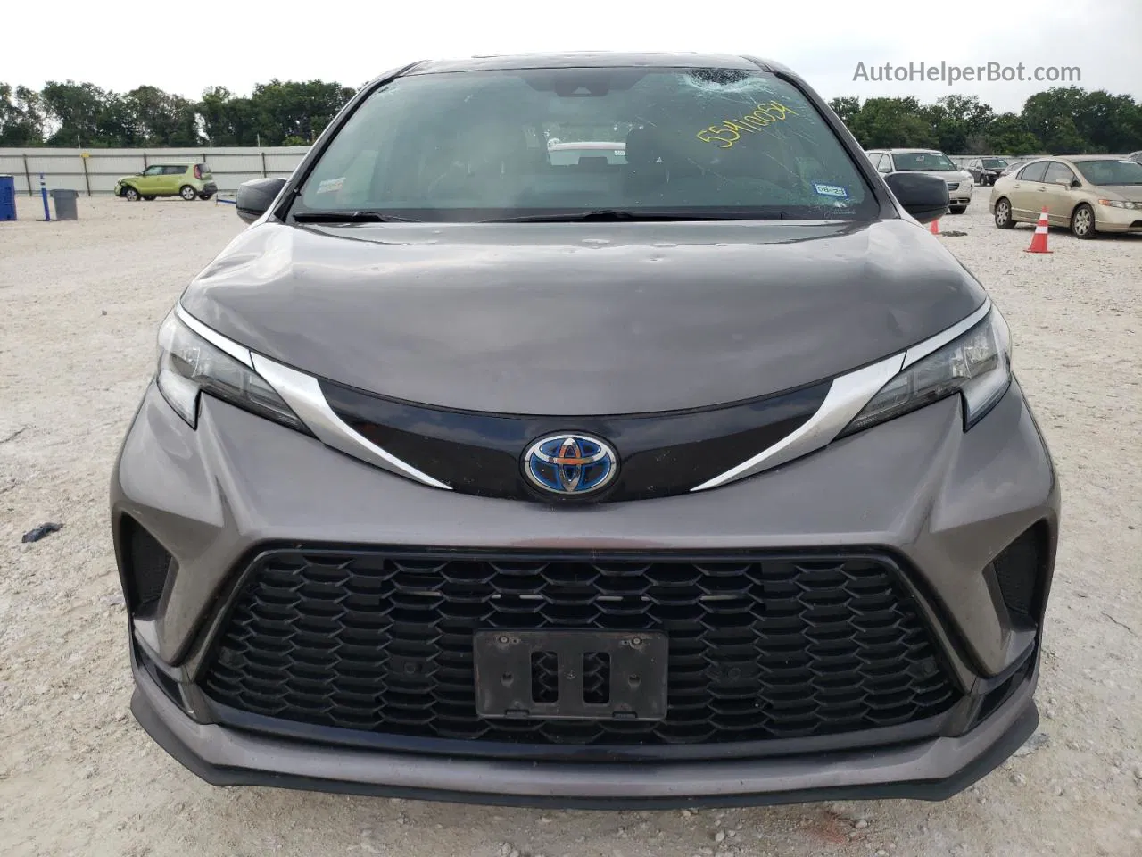 2022 Toyota Sienna Xse Gray vin: 5TDXRKEC9NS082947