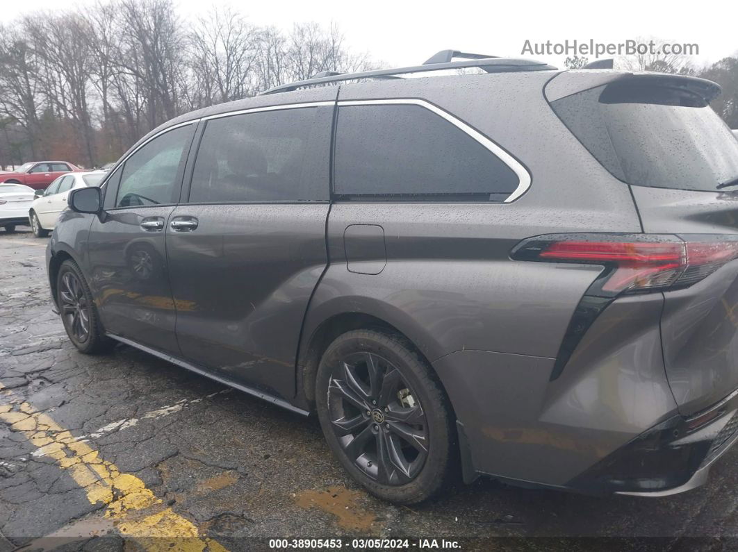 2022 Toyota Sienna Xse Silver vin: 5TDXRKEC9NS131581