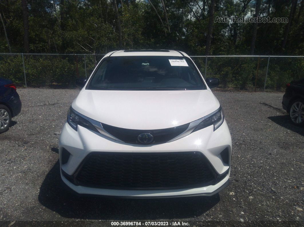 2022 Toyota Sienna Xse White vin: 5TDXSKFC1NS069953