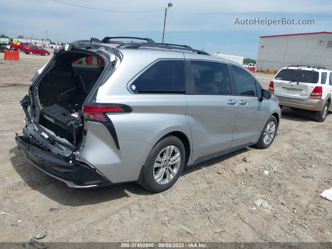 2022 Toyota Sienna Xse Silver vin: 5TDXSKFC3NS069453