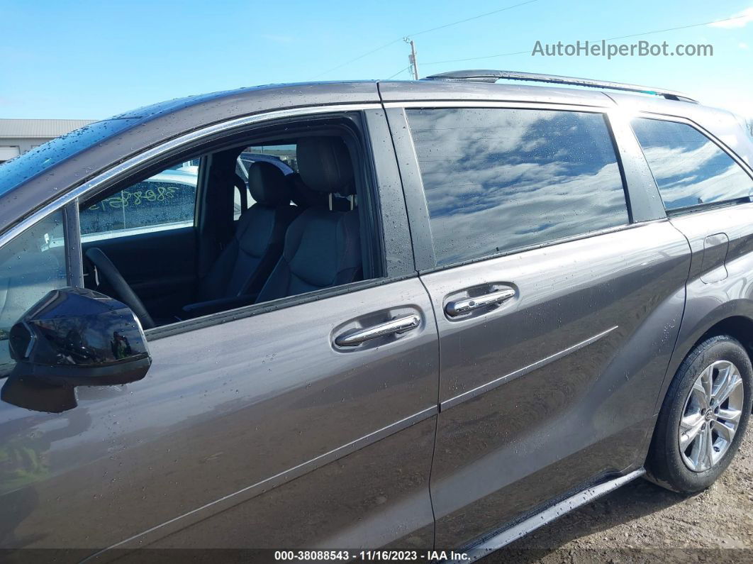 2022 Toyota Sienna Xse Gray vin: 5TDXSKFC6NS070936