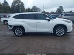 2021 Toyota Highlander Hybrid Limited White vin: 5TDYARAH4MS504997