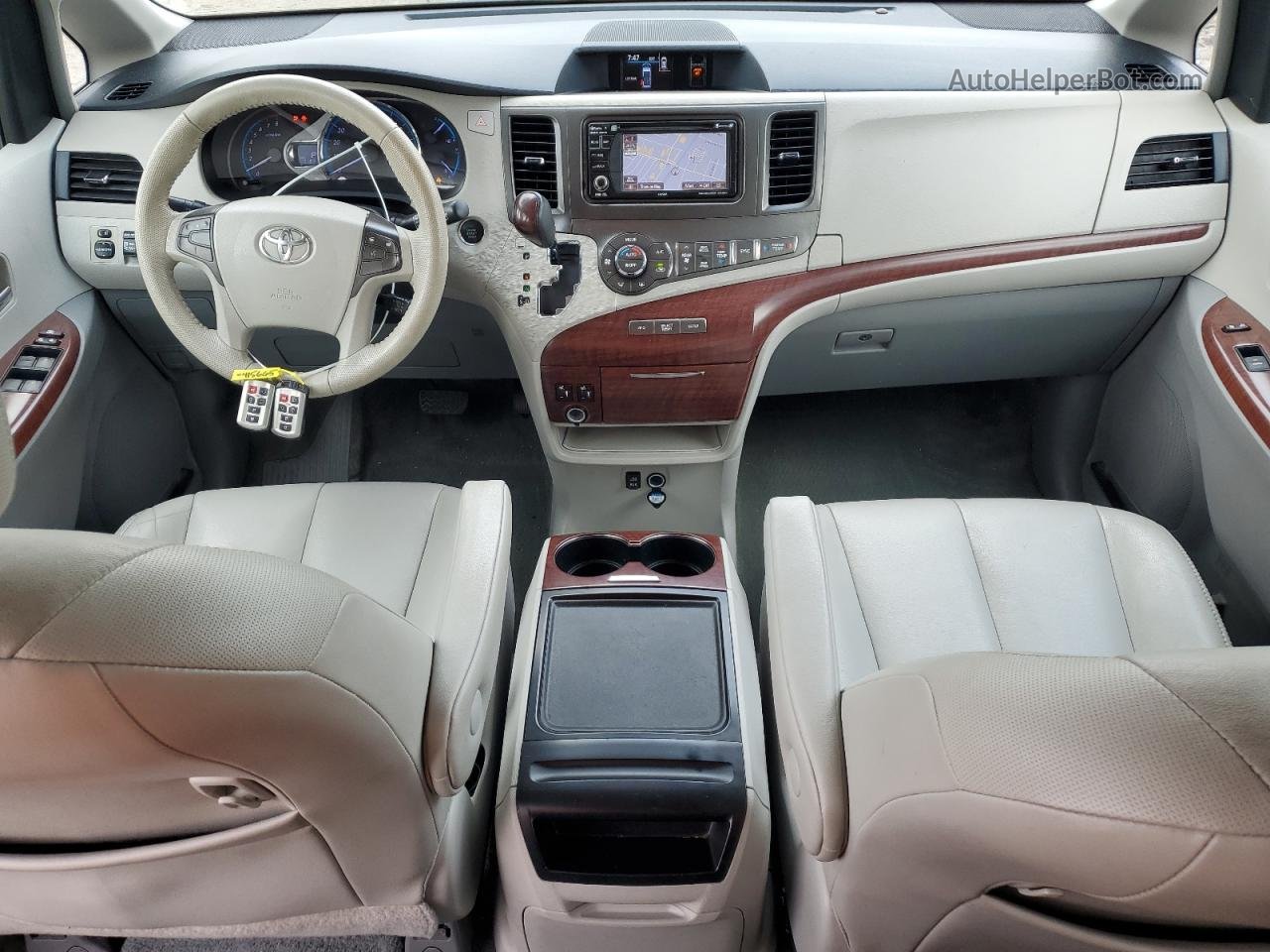 2014 Toyota Sienna Xle Gray vin: 5TDYK3DC0ES415665