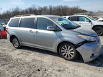 2014 Toyota Sienna Xle Silver vin: 5TDYK3DC0ES521307