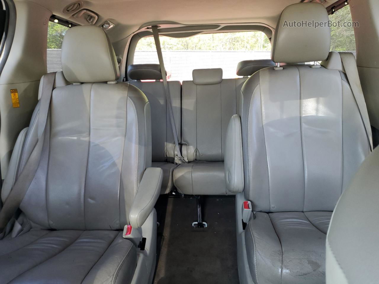 2014 Toyota Sienna Xle Белый vin: 5TDYK3DC2ES417157