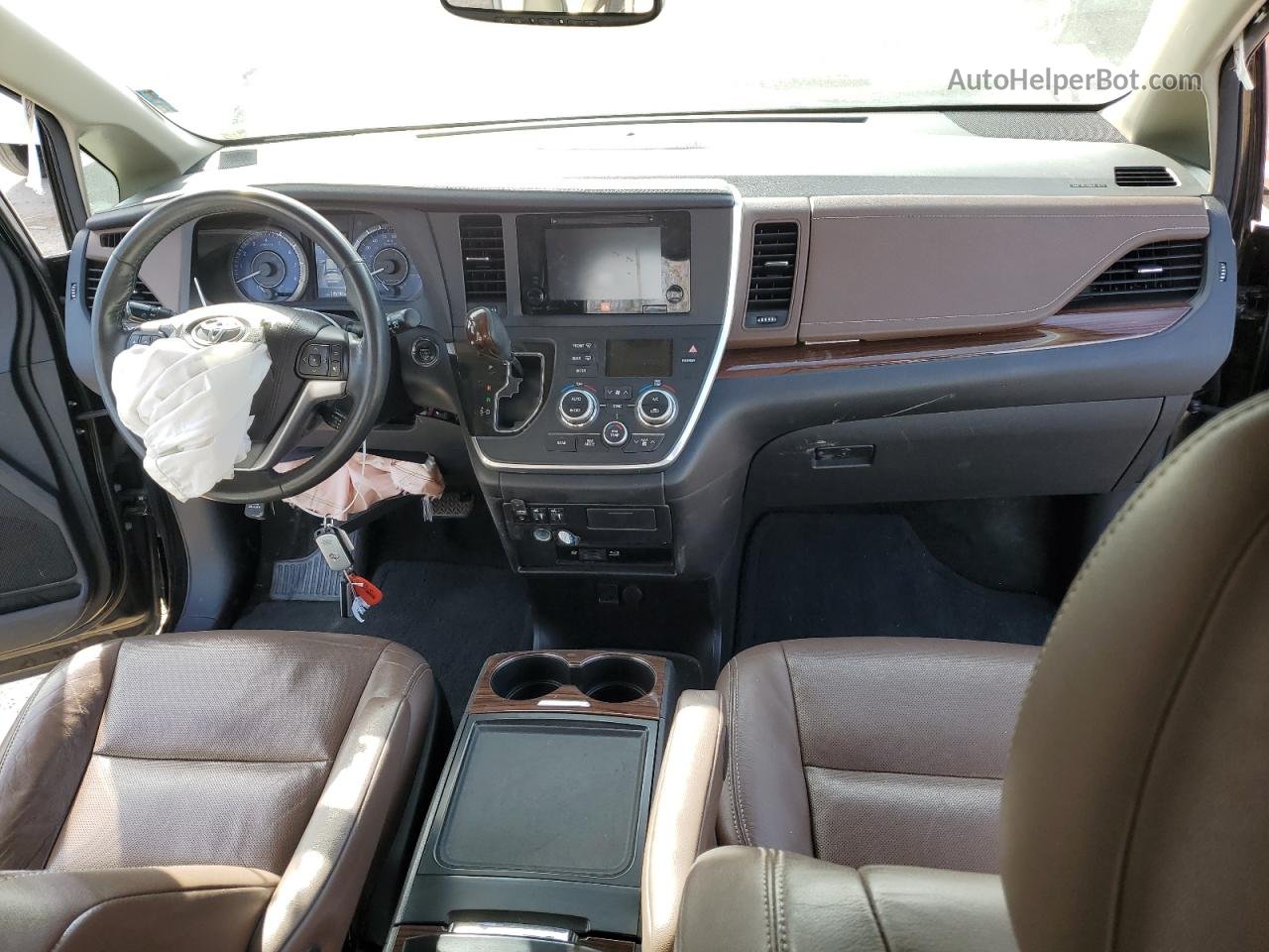 2015 Toyota Sienna Xle Черный vin: 5TDYK3DC2FS661022
