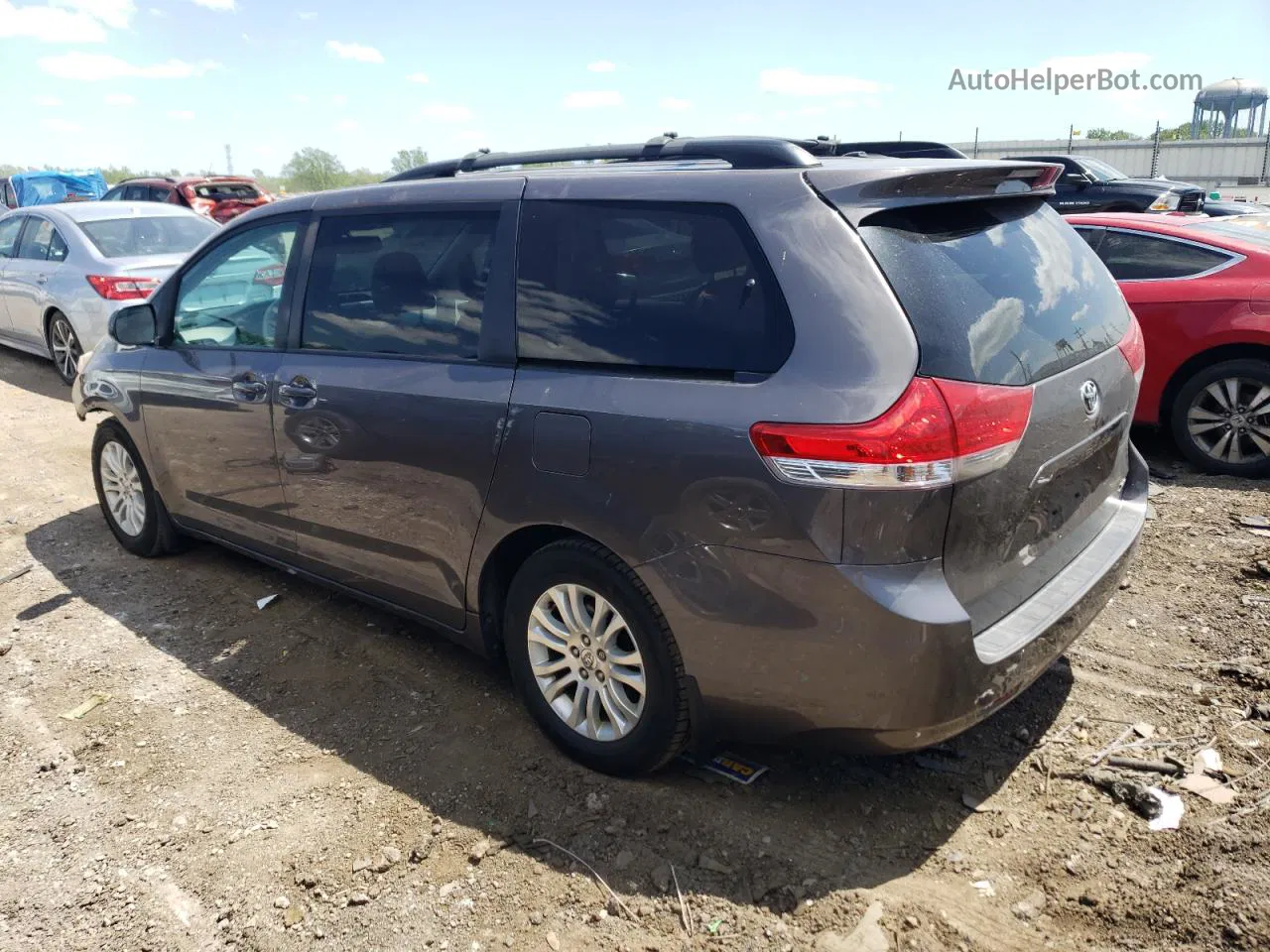 2014 Toyota Sienna Xle Charcoal vin: 5TDYK3DC3ES408595