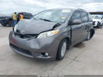 2014 Toyota Sienna Xle V6 8 Passenger Gray vin: 5TDYK3DC4ES419847