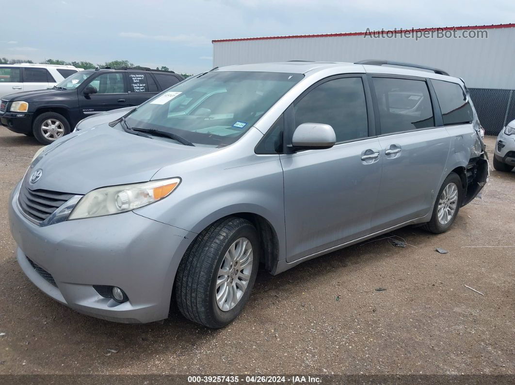 2014 Toyota Sienna Xle V6 7 Passenger Auto Access Seat Silver vin: 5TDYK3DC4ES504736