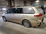 2014 Toyota Sienna Xle Gold vin: 5TDYK3DC6ES434091