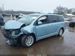 2015 Toyota Sienna Xle 8 Passenger Light Blue vin: 5TDYK3DC6FS549369