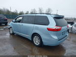 2015 Toyota Sienna Xle 8 Passenger Light Blue vin: 5TDYK3DC6FS549369