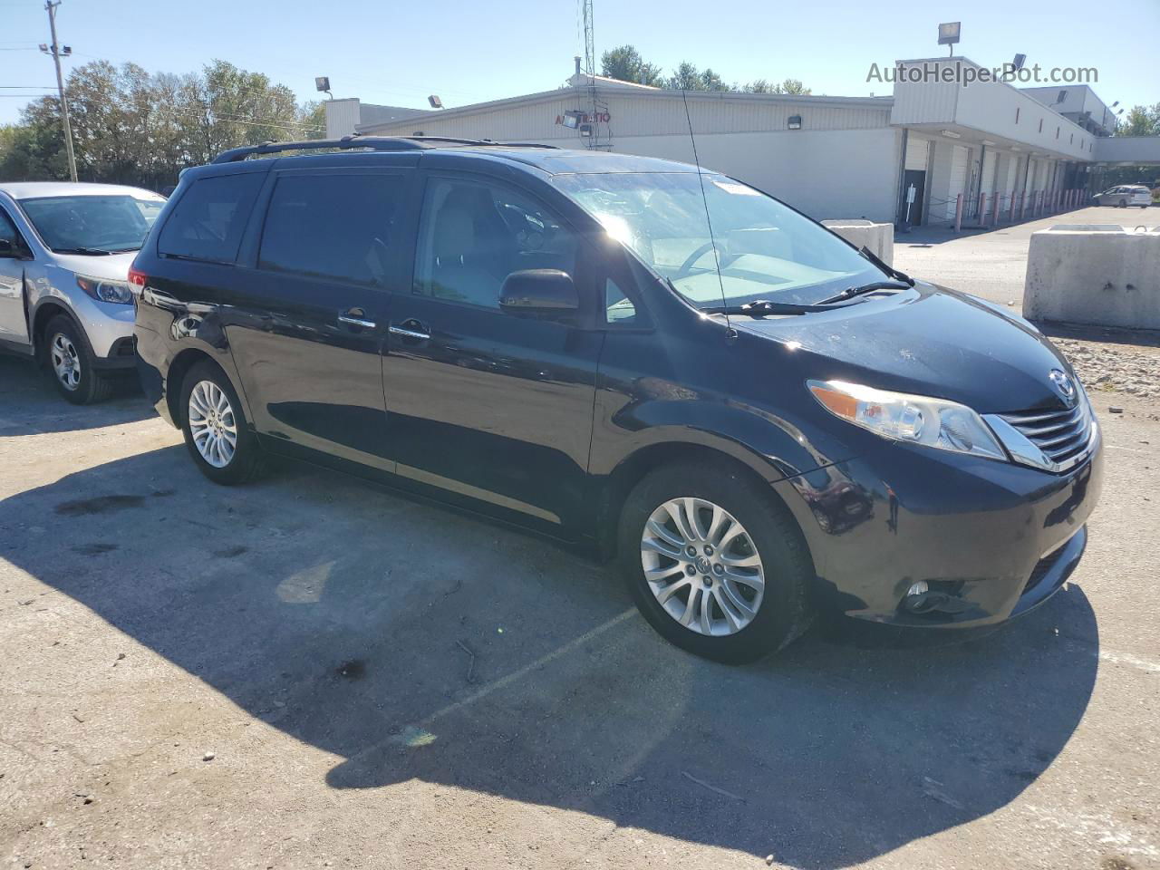 2014 Toyota Sienna Xle Black vin: 5TDYK3DC7ES415145