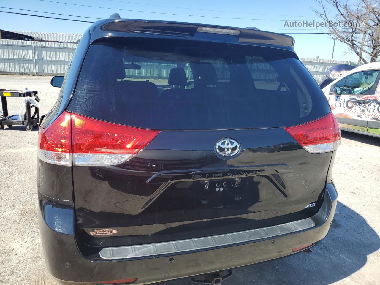 2014 Toyota Sienna Xle Black vin: 5TDYK3DC7ES415145