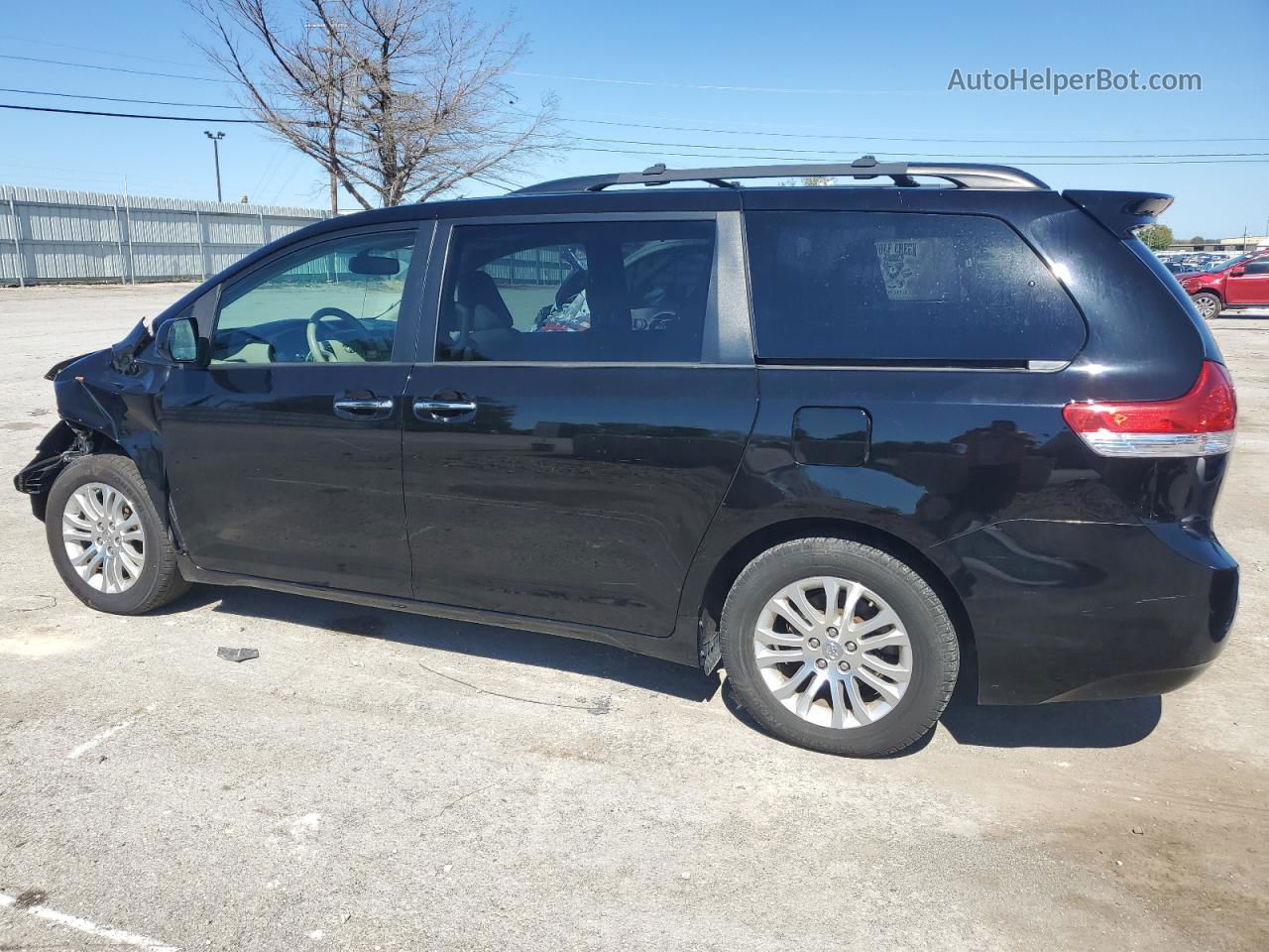 2014 Toyota Sienna Xle Black vin: 5TDYK3DC7ES415145