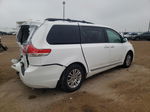 2014 Toyota Sienna Xle White vin: 5TDYK3DC7ES434441