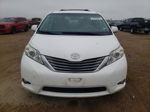 2014 Toyota Sienna Xle White vin: 5TDYK3DC7ES434441