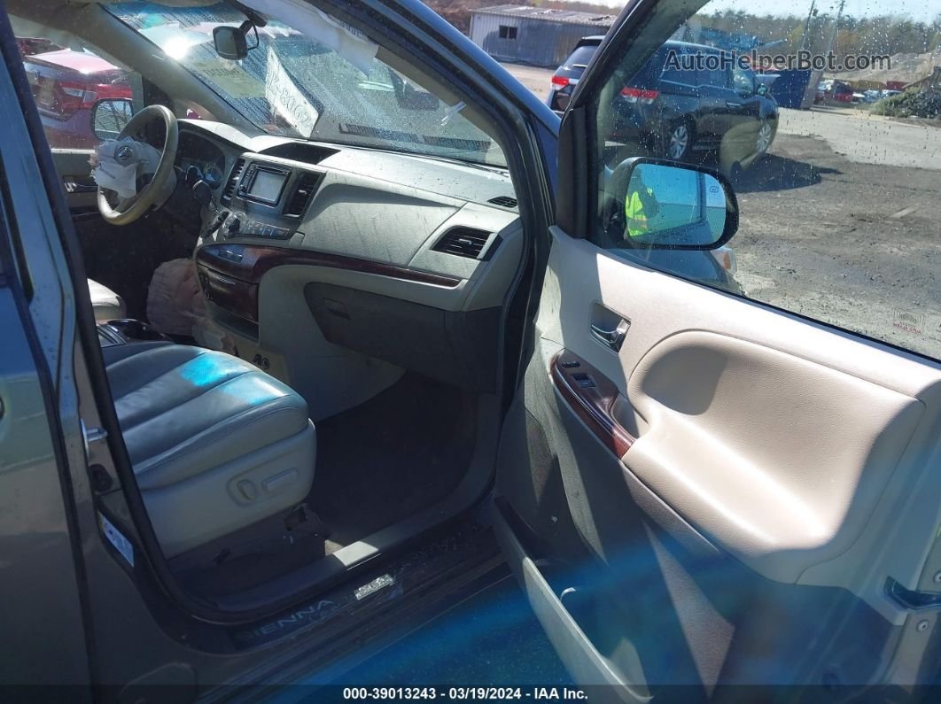 2014 Toyota Sienna Xle V6 8 Passenger Gray vin: 5TDYK3DC7ES466029