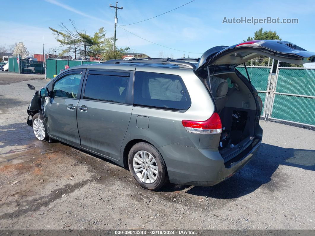 2014 Toyota Sienna Xle V6 8 Passenger Gray vin: 5TDYK3DC7ES466029