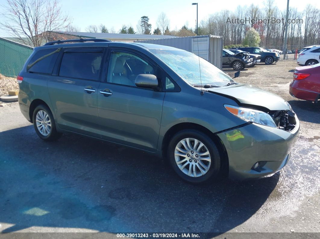 2014 Toyota Sienna Xle V6 8 Passenger Gray vin: 5TDYK3DC7ES466029