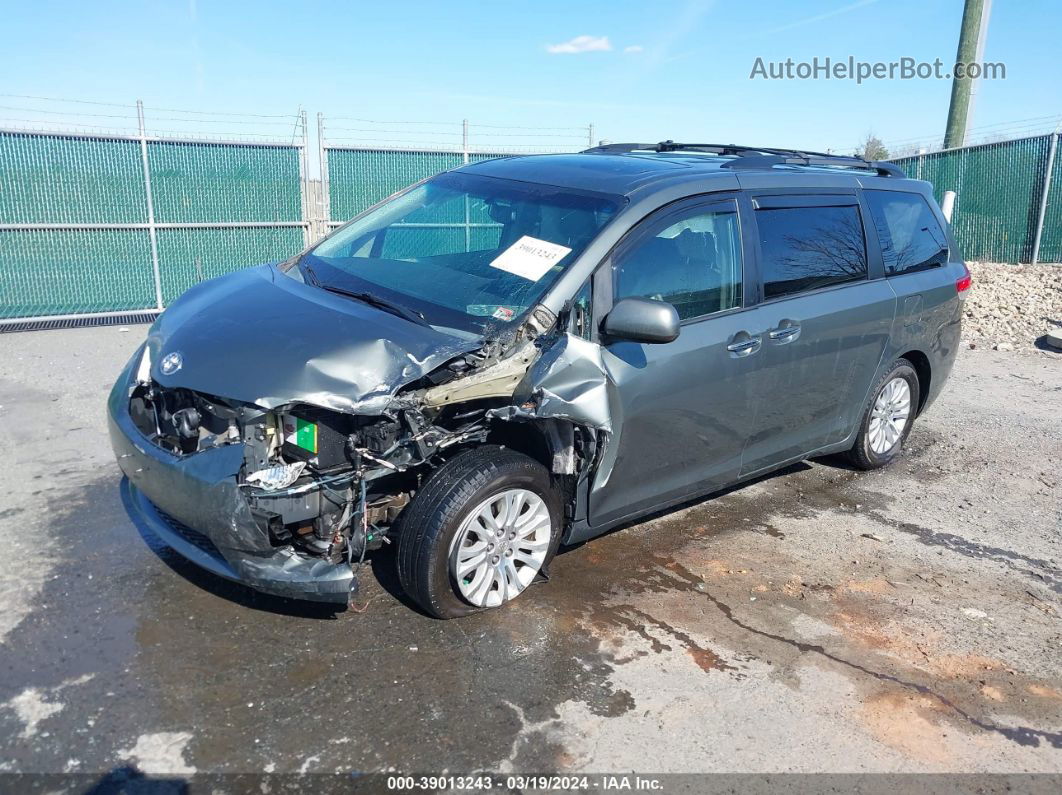 2014 Toyota Sienna Xle V6 8 Passenger Серый vin: 5TDYK3DC7ES466029