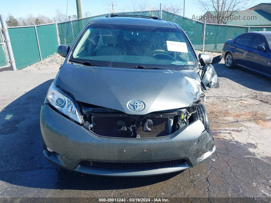 2014 Toyota Sienna Xle V6 8 Passenger Gray vin: 5TDYK3DC7ES466029