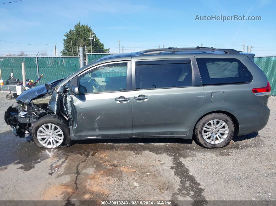 2014 Toyota Sienna Xle V6 8 Passenger Gray vin: 5TDYK3DC7ES466029