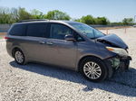 2014 Toyota Sienna Xle Серый vin: 5TDYK3DC7ES469237