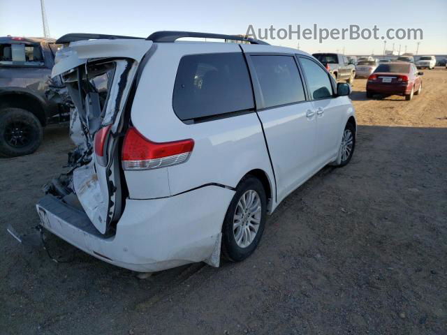 2014 Toyota Sienna Xle White vin: 5TDYK3DC7ES470999