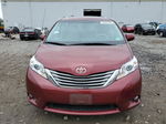 2014 Toyota Sienna Xle Maroon vin: 5TDYK3DC9ES415518