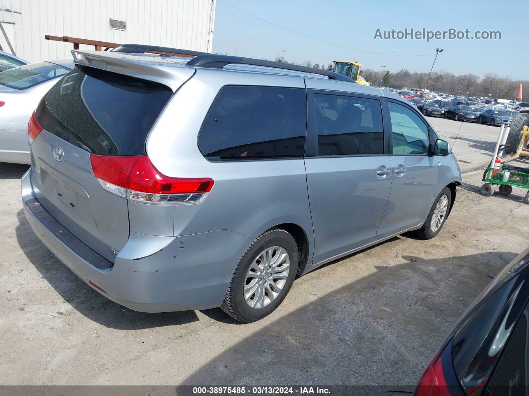 2014 Toyota Sienna Xle V6 8 Passenger Silver vin: 5TDYK3DCXES517135