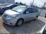 2014 Toyota Sienna Xle V6 8 Passenger Silver vin: 5TDYK3DCXES517135