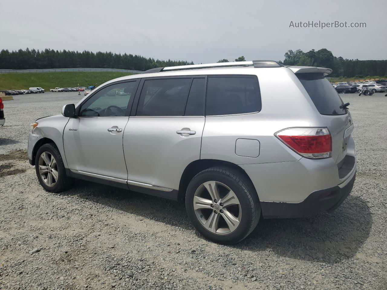 2011 Toyota Highlander Limited Silver vin: 5TDYK3EH0BS044349