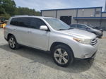 2011 Toyota Highlander Limited Silver vin: 5TDYK3EH0BS044349