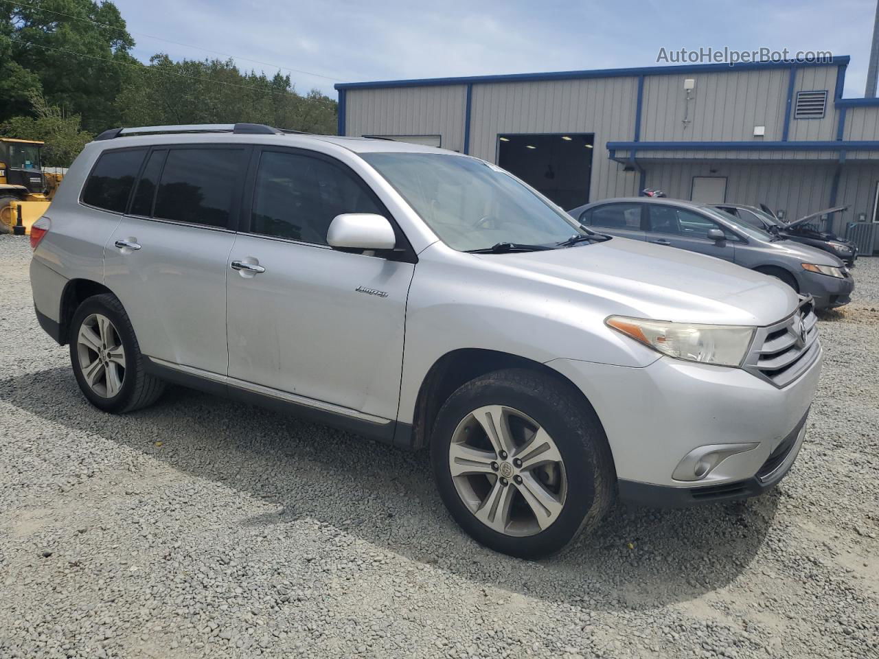 2011 Toyota Highlander Limited Silver vin: 5TDYK3EH0BS044349