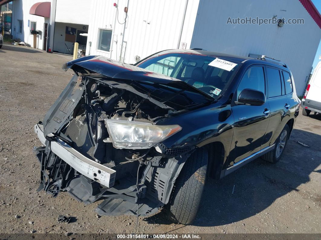 2011 Toyota Highlander Limited V6 Black vin: 5TDYK3EH3BS049870