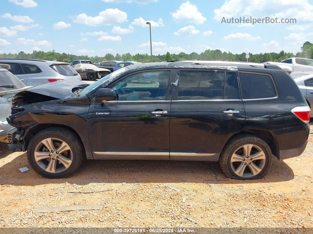 2011 Toyota Highlander Limited V6 Black vin: 5TDYK3EH4BS033614