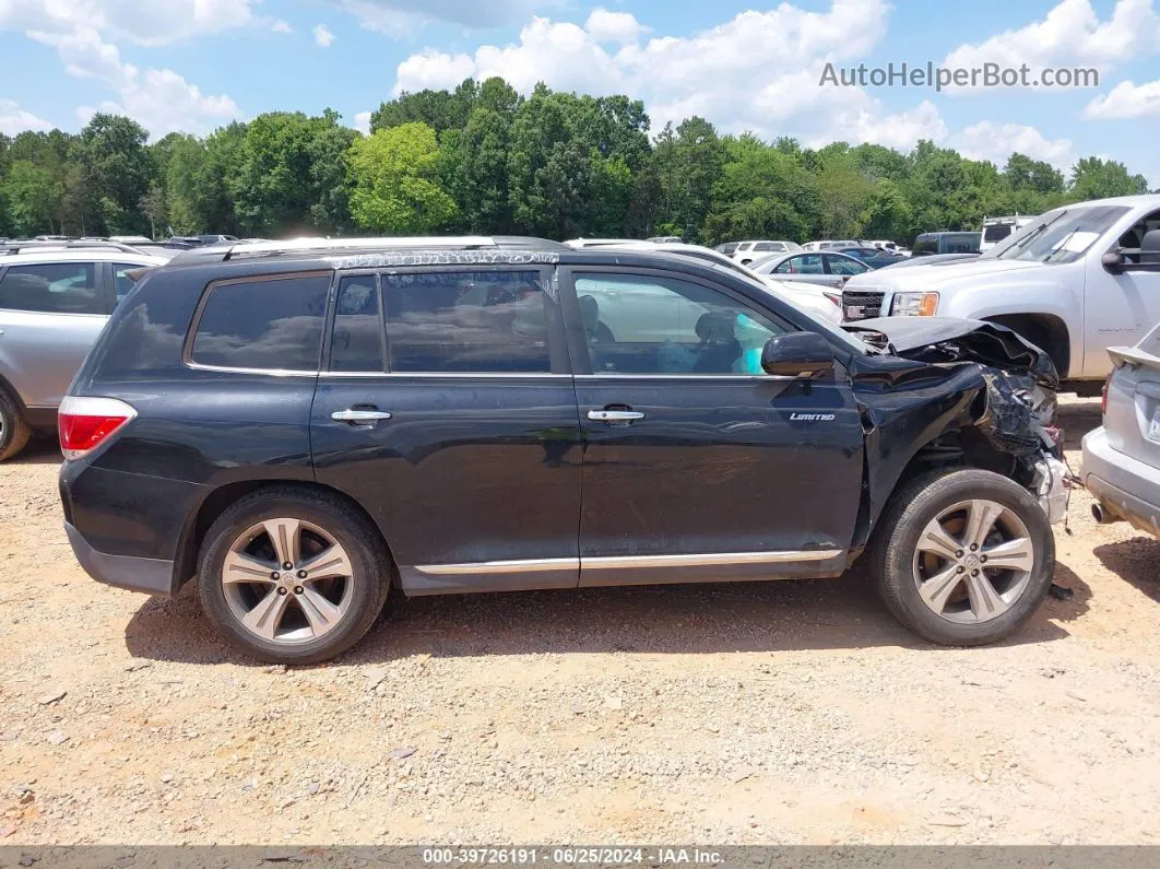 2011 Toyota Highlander Limited V6 Black vin: 5TDYK3EH4BS033614