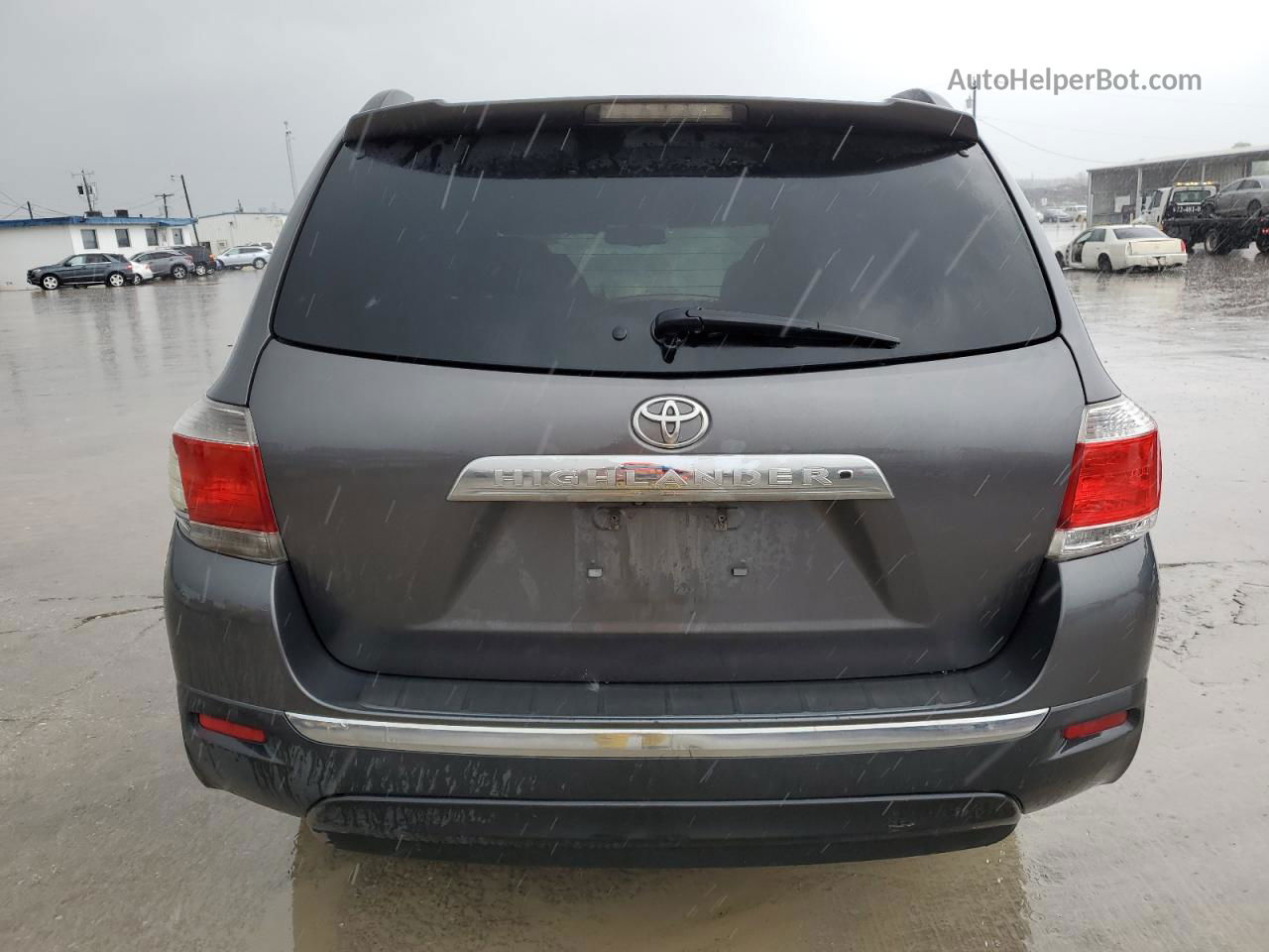 2011 Toyota Highlander Limited Gray vin: 5TDYK3EH8BS049976