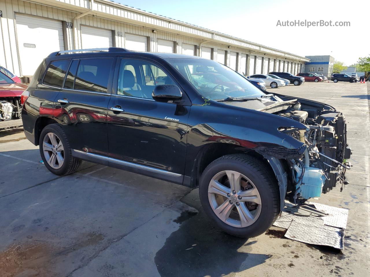 2011 Toyota Highlander Limited Black vin: 5TDYK3EH9BS032992