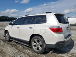 2011 Toyota Highlander Limited White vin: 5TDYK3EH9BS034368