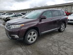 2011 Toyota Highlander Limited Бордовый vin: 5TDYK3EHXBS043922