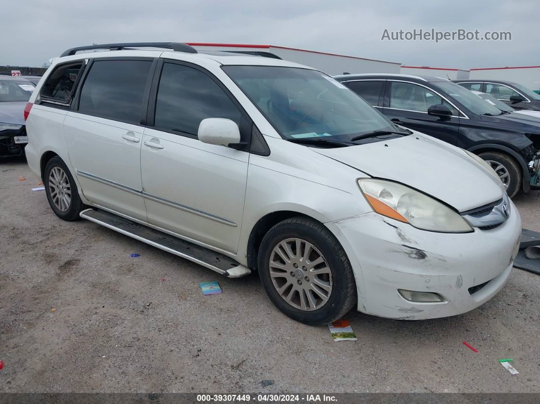 2010 Toyota Sienna Limited White vin: 5TDYK4CC3AS323595