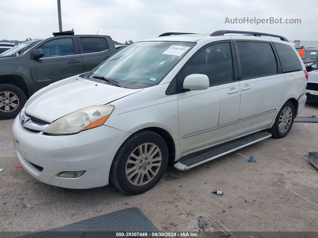 2010 Toyota Sienna Limited White vin: 5TDYK4CC3AS323595