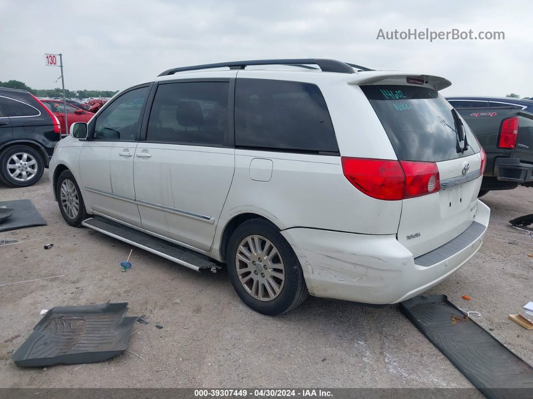 2010 Toyota Sienna Limited White vin: 5TDYK4CC3AS323595