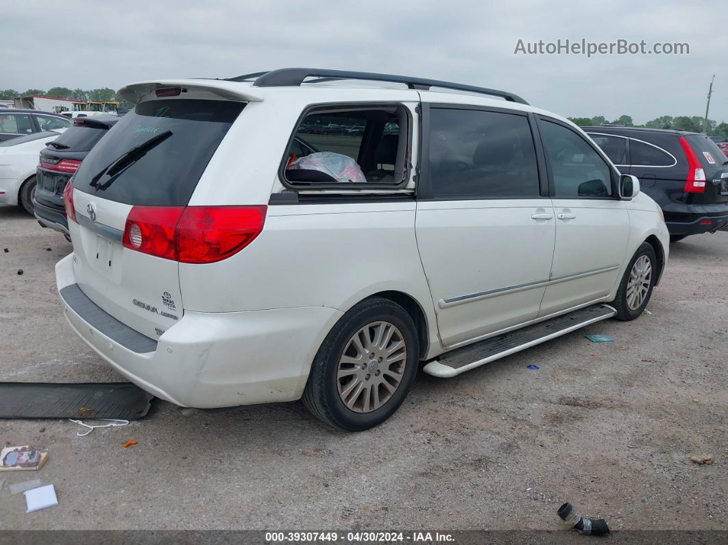 2010 Toyota Sienna Limited White vin: 5TDYK4CC3AS323595