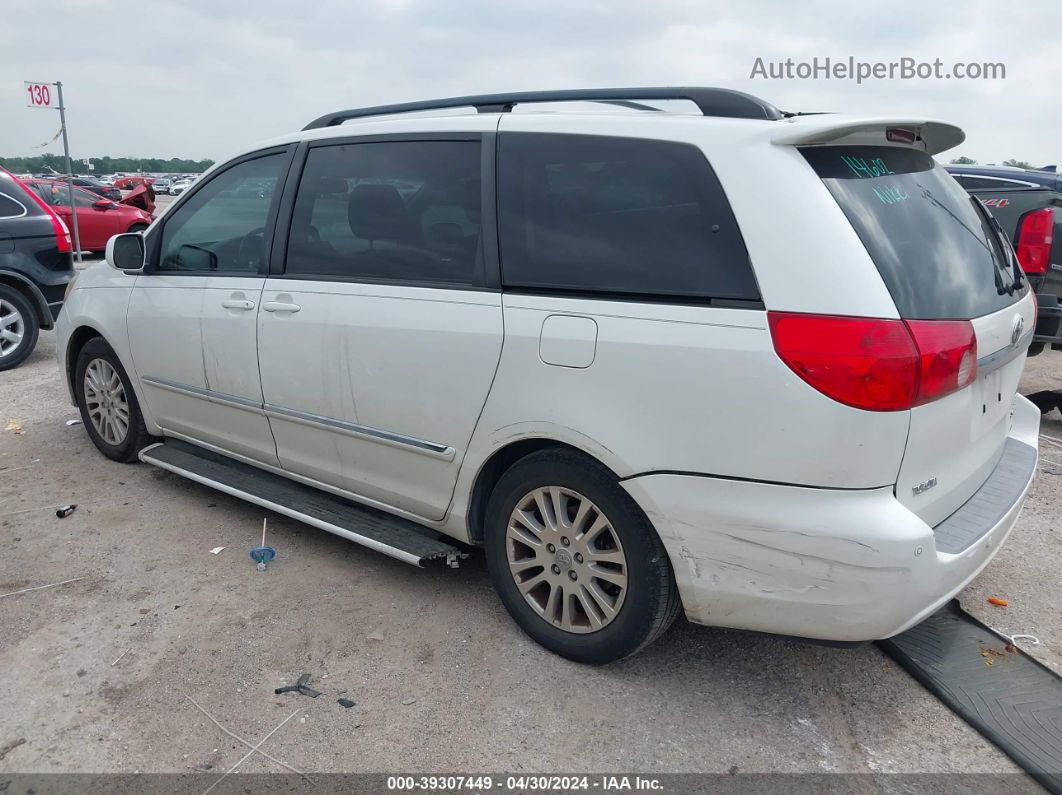 2010 Toyota Sienna Limited White vin: 5TDYK4CC3AS323595