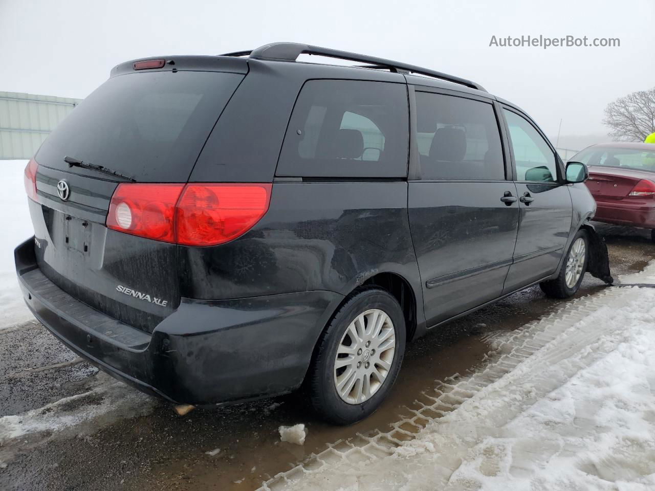 2010 Toyota Sienna Xle Black vin: 5TDYK4CC6AS321498